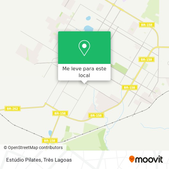 Estúdio Pilates mapa