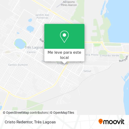 Cristo Redentor mapa