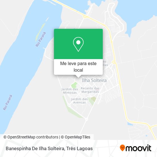 Banespinha De Ilha Solteira mapa