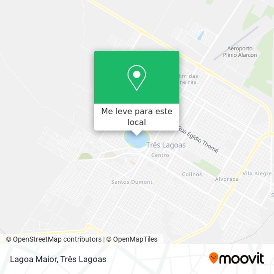 Lagoa Maior mapa