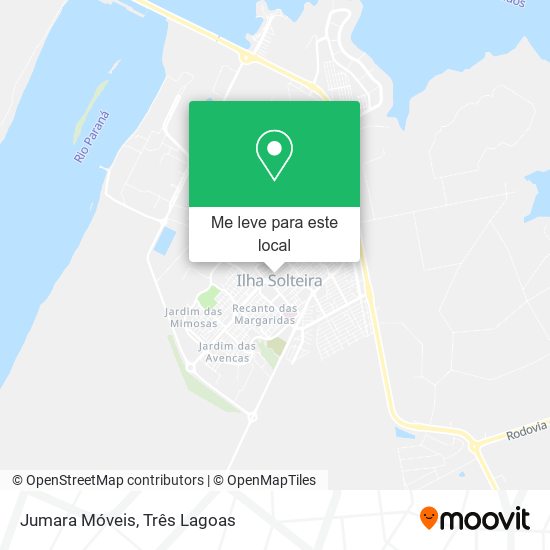 Jumara Móveis mapa
