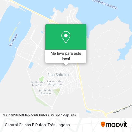 Central Calhas E Rufos mapa