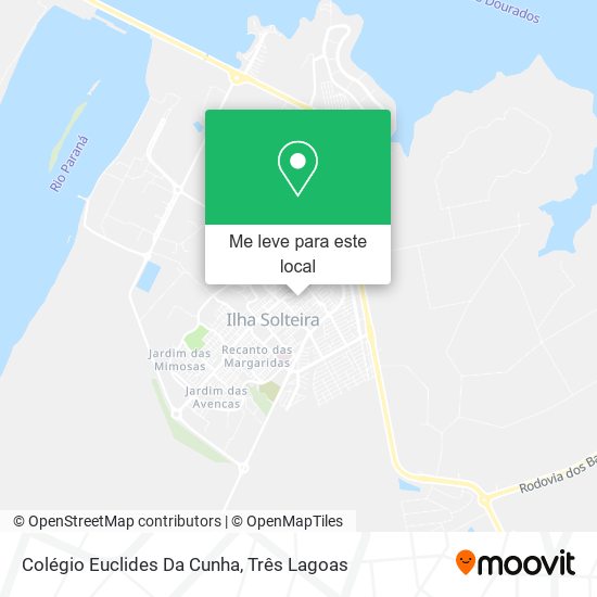 Colégio Euclides Da Cunha mapa