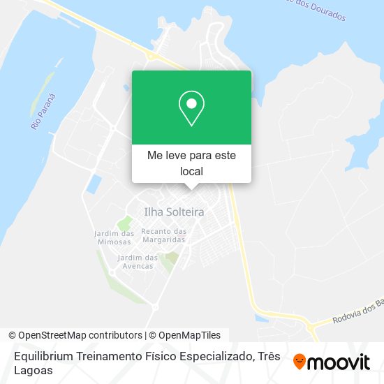 Equilibrium Treinamento Físico Especializado mapa