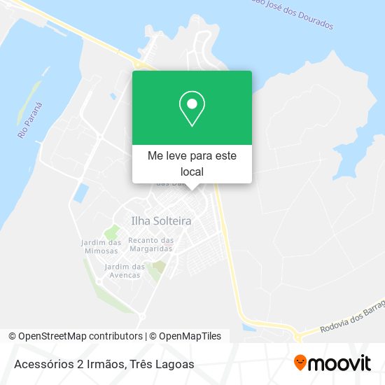 Acessórios 2 Irmãos mapa