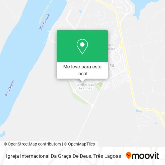 Igreja Internacional Da Graça De Deus mapa