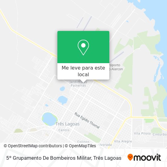 5º Grupamento De Bombeiros Militar mapa