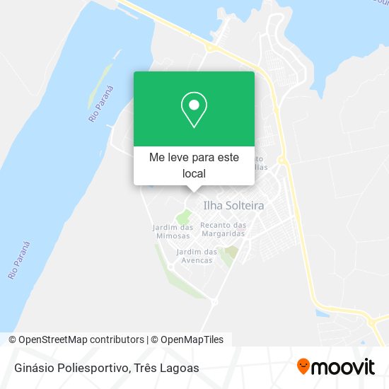 Ginásio Poliesportivo mapa