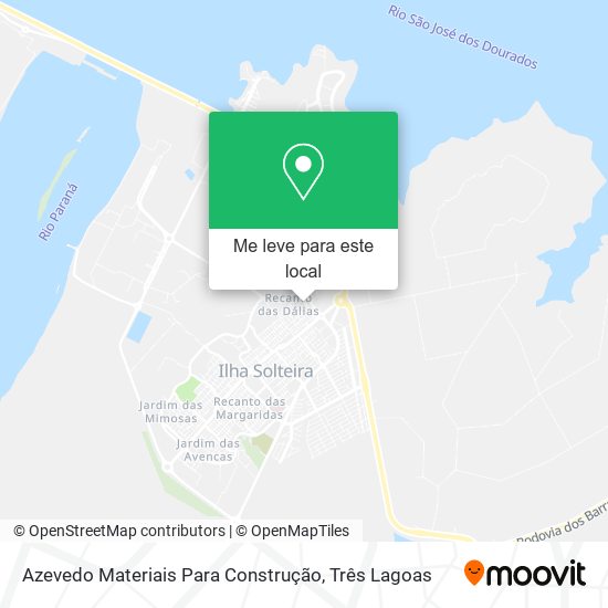 Azevedo Materiais Para Construção mapa