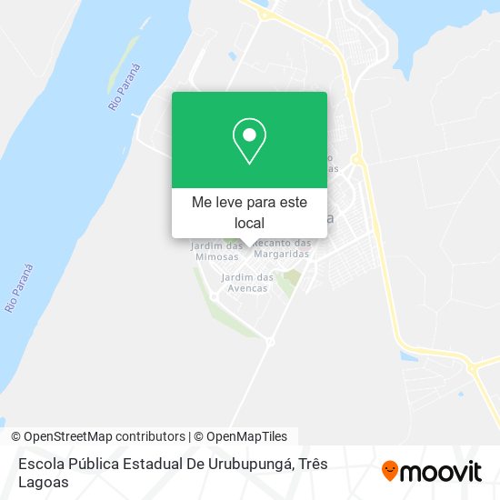 Escola Pública Estadual De Urubupungá mapa