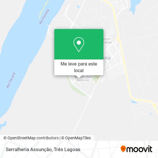 Serralheria Assunção mapa
