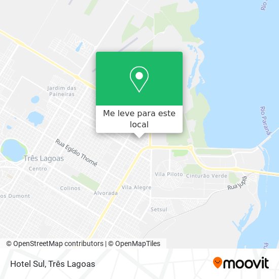 Hotel Sul mapa