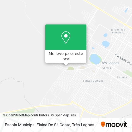Escola Municipal Elaine De Sá Costa mapa