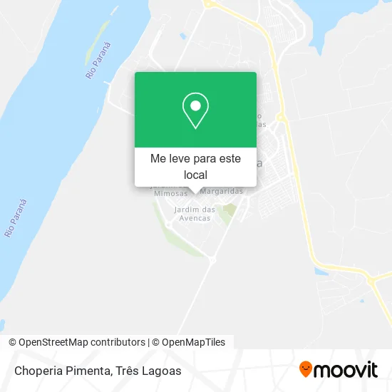 Choperia Pimenta mapa
