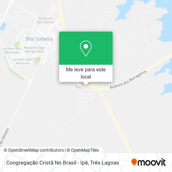 Congregação Cristã No Brasil - Ipê mapa