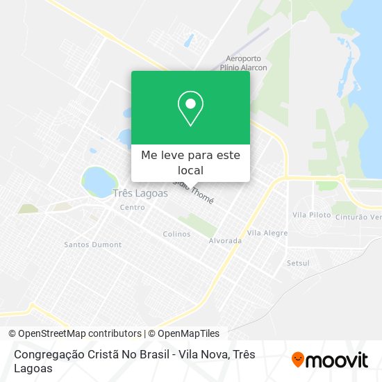Congregação Cristã No Brasil - Vila Nova mapa