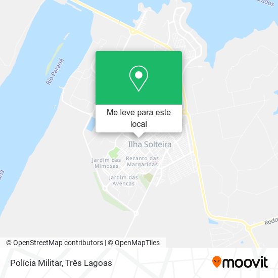 Polícia Militar mapa
