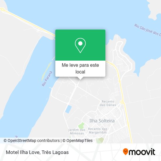 Motel Ilha Love mapa