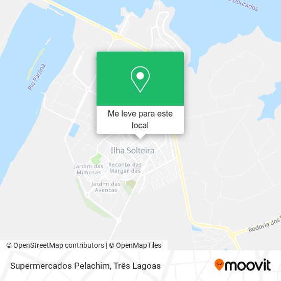 Supermercados Pelachim mapa