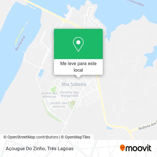 Açougue Do Zinho mapa