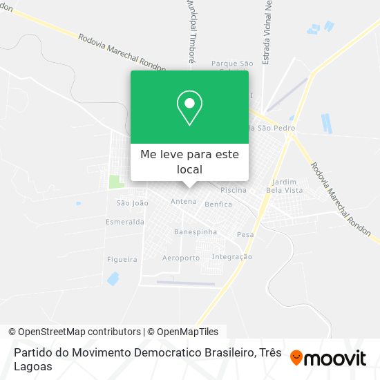 Partido do Movimento Democratico Brasileiro mapa