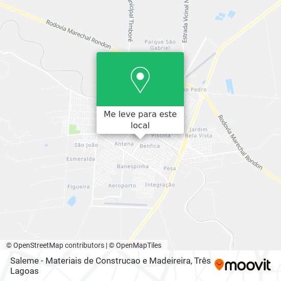 Saleme - Materiais de Construcao e Madeireira mapa