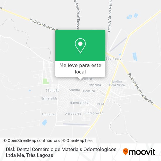 Disk Dental Comércio de Materiais Odontologicos Ltda Me mapa