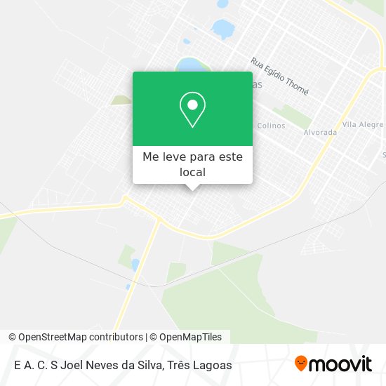 E A. C. S Joel Neves da Silva mapa