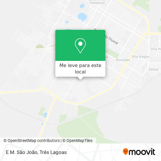 E M. São João mapa