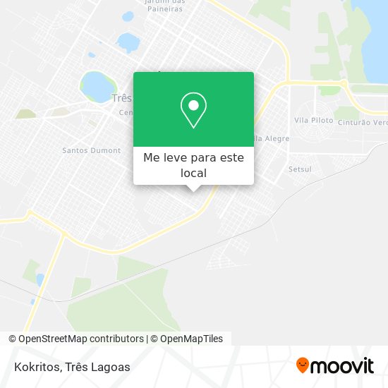Kokritos mapa