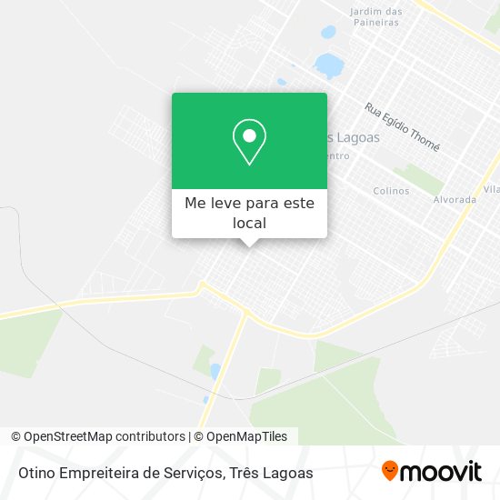 Otino Empreiteira de Serviços mapa