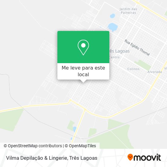 Vilma Depilação & Lingerie mapa