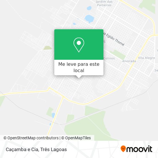 Caçamba e Cia mapa