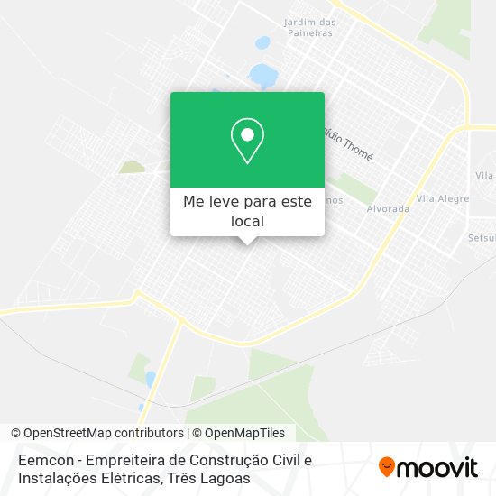 Eemcon - Empreiteira de Construção Civil e Instalações Elétricas mapa