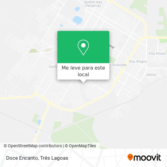 Doce Encanto mapa