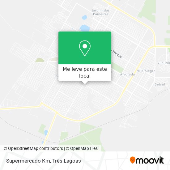 Supermercado Km mapa