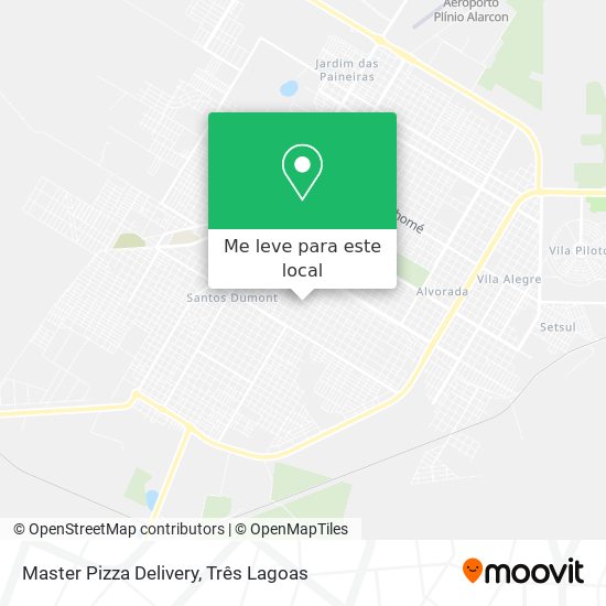 Master Pizza Delivery mapa
