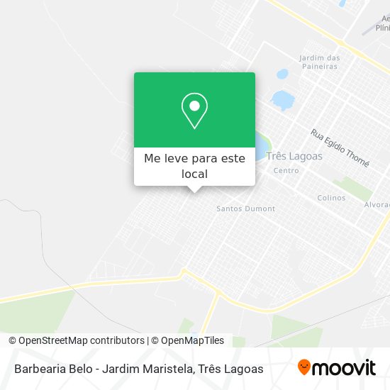 Barbearia Belo - Jardim Maristela mapa