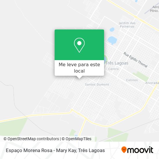 Espaço Morena Rosa - Mary Kay mapa