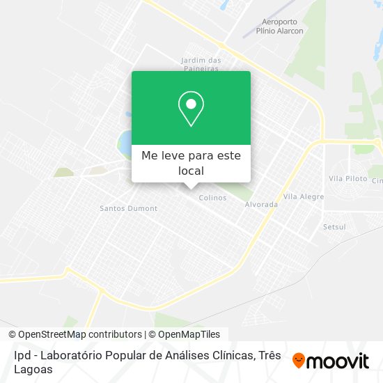 Ipd - Laboratório Popular de Análises Clínicas mapa