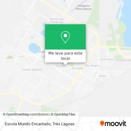 Escola Mundo Encantado mapa