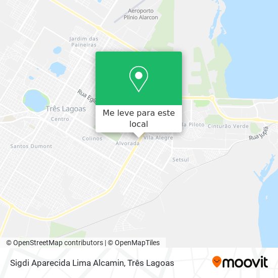 Sigdi Aparecida Lima Alcamin mapa