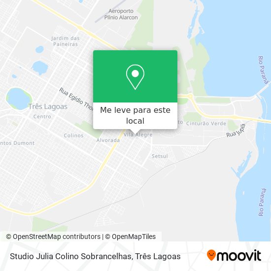 Studio Julia Colino Sobrancelhas mapa