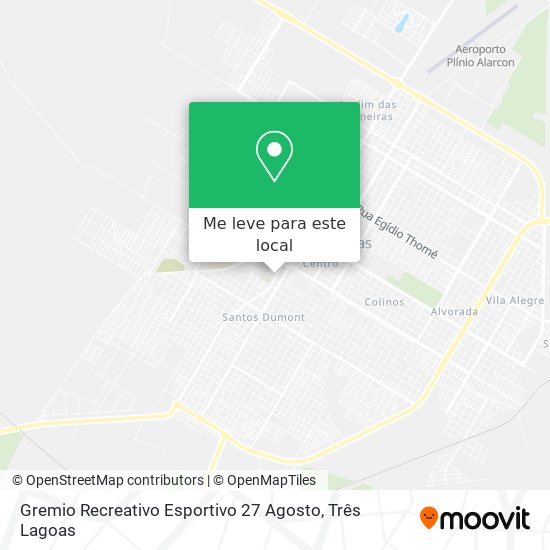 Gremio Recreativo Esportivo 27 Agosto mapa
