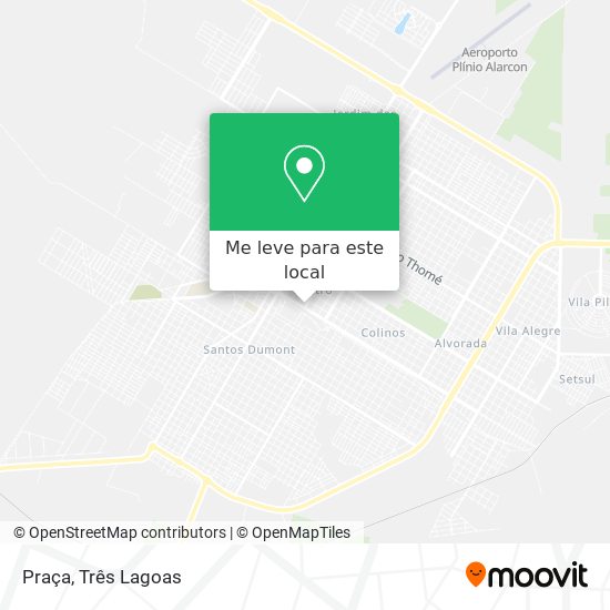 Praça mapa