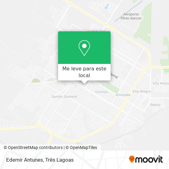 Edemir Antunes mapa