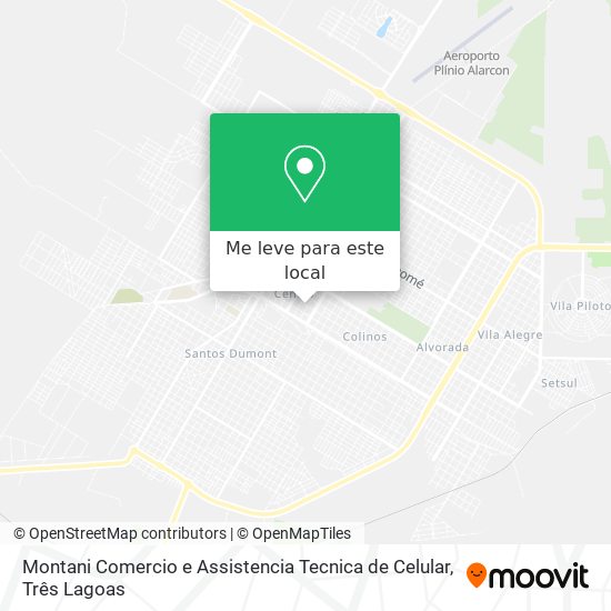 Montani Comercio e Assistencia Tecnica de Celular mapa