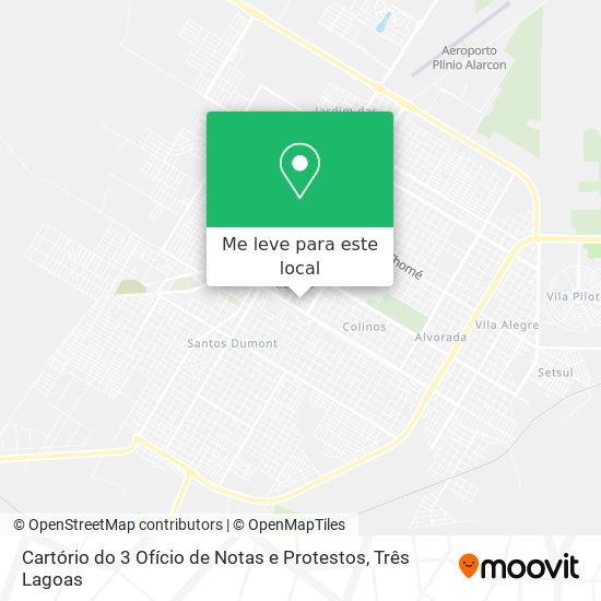 Cartório do 3 Ofício de Notas e Protestos mapa