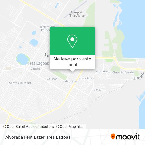 Alvorada Fest Lazer mapa