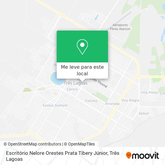 Escritório Nelore Orestes Prata Tibery Júnior mapa